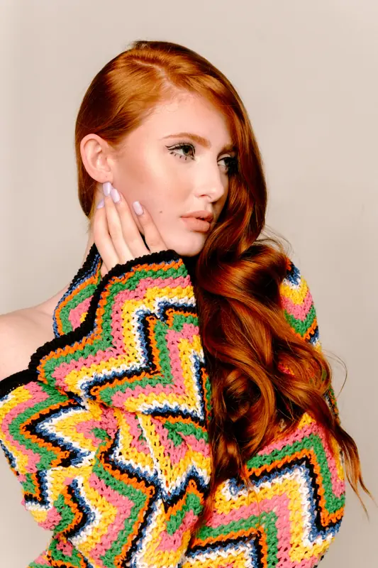 Makeup-led beauty portrait, an example of Vidd Studios makeup-led beauty work